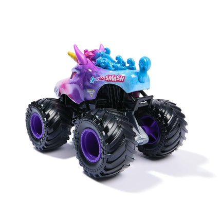 Monster Jam 2025 Oficial 1:64 Camiones de Juguete Fundidos a Presión Serie 43 Legacy Trucks Sparkle Smash