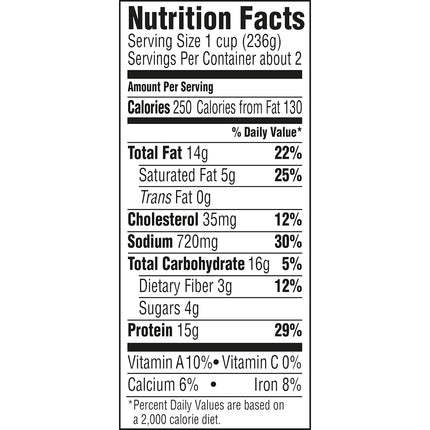 HORMEL Chili Less Sodium No Beans (Pack of 12), 15 oz – No Artificial Ingredients, 15g Protein per Serving, Great for Bowls, Dips, Hot Dogs and Appetitizers