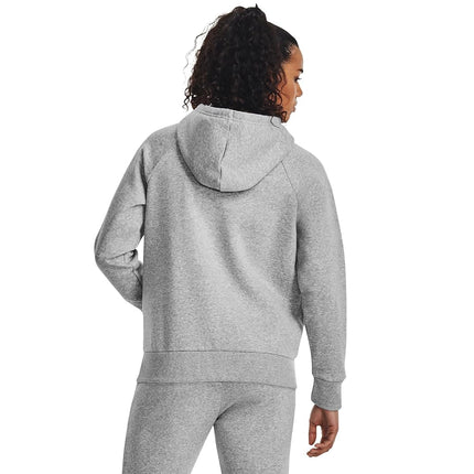 Under Armour Womens Rival Fleece Big Logo Hoodie Gray L