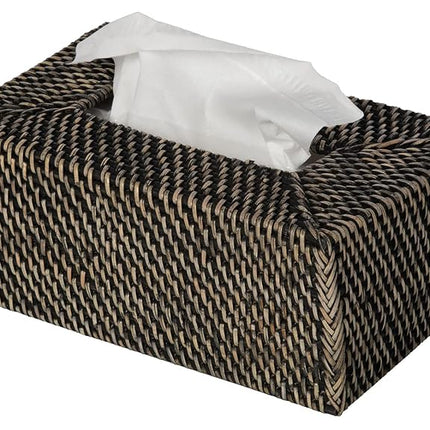 KOUBOO Loma Rectangular Rattan Tissue Box Cover - 