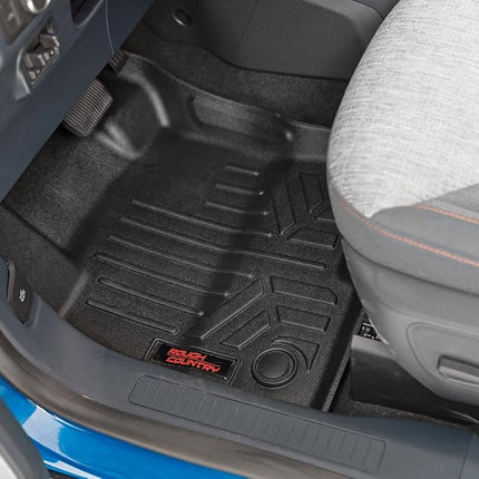 Rough Country Floor Mats for 2022 Ford Maverick | 2.0L Ecoboost - M-51102