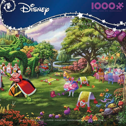 Ceaco - Thomas Kinkade - Disney - Queen of Hearts - 1000 Piece Jigsaw Puzzle