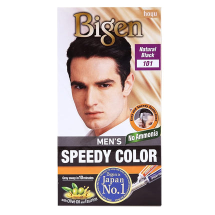 Bigen Men's Speedy Color, Natural Black 101 (150g)