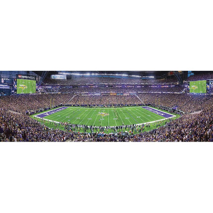 MasterPieces NFL Minnesota Vikings Stadium Panoramic Jigsaw Puzzle, 1000 Pieces