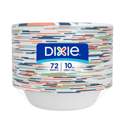 Dixie® 10 Ounce Paper Bowls, 72 Count