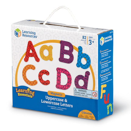 Recursos de aprendizaje Letras magnéticas mayúsculas y minúsculas (juego de 82)