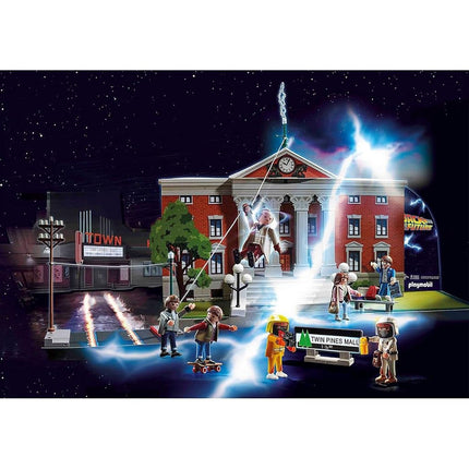 Playmobil 70574 Back to the Future Christmas Advent calendar with Marty McFly and Doc Brown, for ages 5+