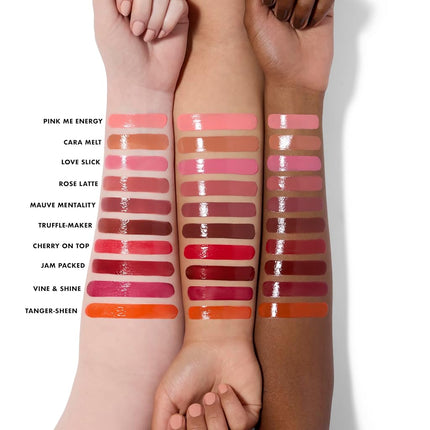 e.l.f. Glow Reviver Slipstick, Tinted Lip Oil Stick, Non-Sticky & Hydrating For A Soft-Shine Finish, Vegan & Cruelty-Free, Cherry on Top