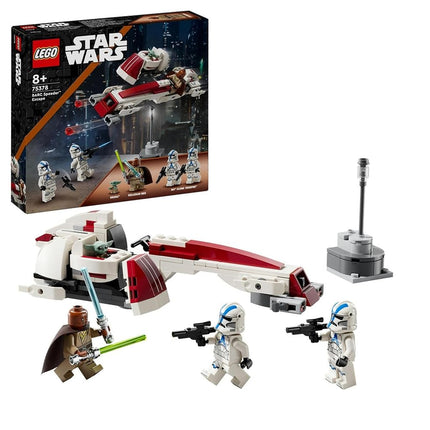 LEGO Star Wars BARC Speeder Escape Set, Buildable The Mandalorian Toy for 8+ Year Old Boys & Girls, Speeder Bike Model Kit Includes 3 Character Minifigures & a Grogu Figure, Kids' Building Toys 75378
