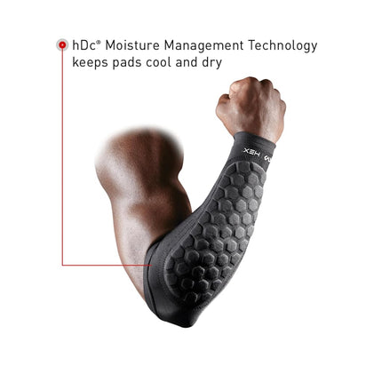 McDavid Neoprene Sleeve Rubber Outer Surface Padded Elbow, X-Small