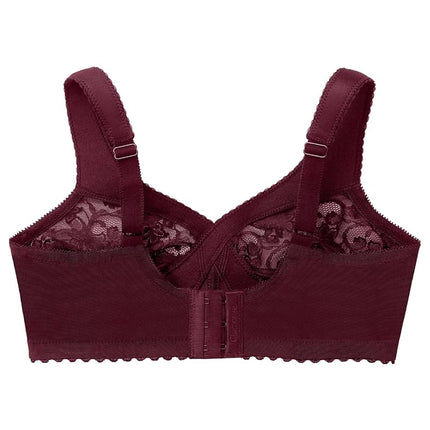 Glamorise MagicLift Original Support Wirefree Bra 1000 (Women's & Women's Plus) Burgundy