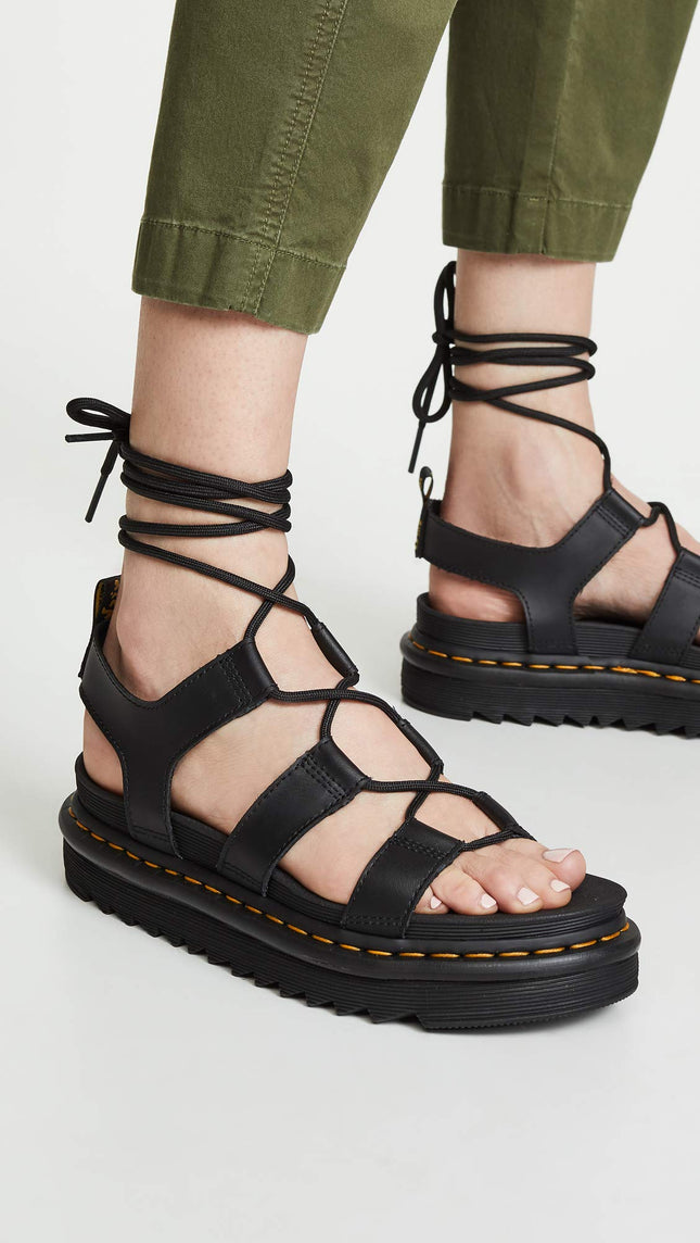 Dr. Martens Nartilla Sandal, Black, 8