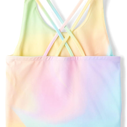 The Children's Place Girls' Atheletic Sleeveless Tank Tops, Multicolor, XX-Large
