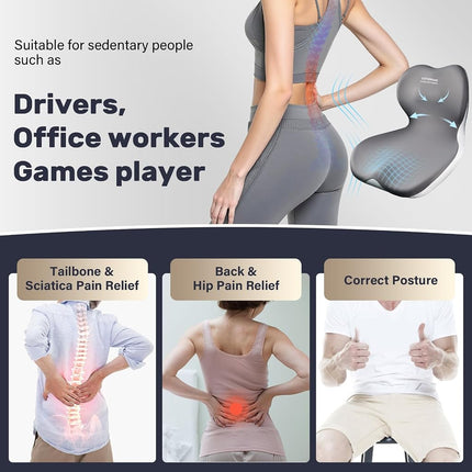 Coverado Lumbar Support Pillow for Car