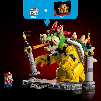LEGO Super Mario The Mighty Bowser 71411 Building Toy Set; Collectible Gift for Adult Fans (2,807 Pieces), Peach