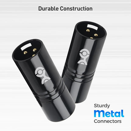 Cable Matters 2-Pack 120 Ohm 3-Pin XLR Terminator/DMX Terminator - Optimal Signal Integrity for Lighting and Audio Systems