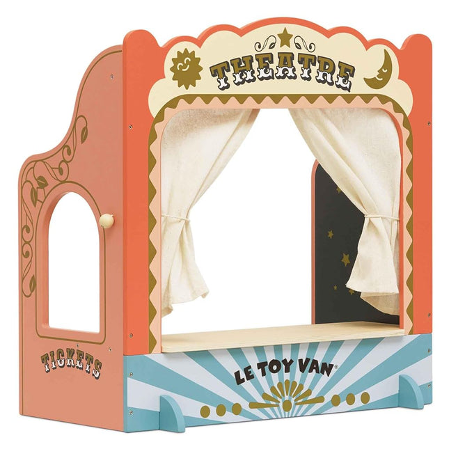 Le Toy Van – Wooden Tabletop Puppet Theatre | Imaginative Play Theatre - Suitable for Ages 3+ Years