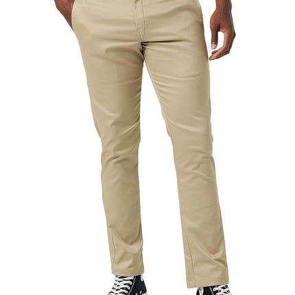 Dickies Men's Skinny Straight Fit Work Pant, Desert Sand, 30x32