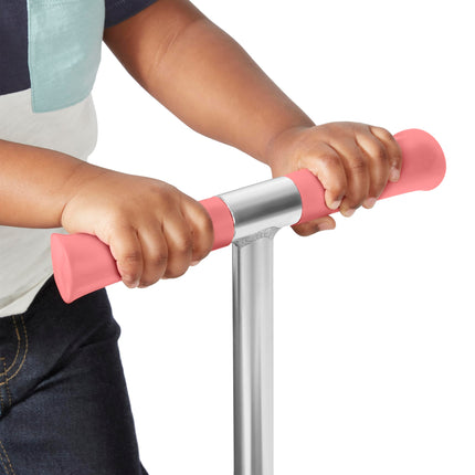 Kids Scooter, Toddler Scooter, Flyer Glider Jr. with Light Up Wheels, Pink, Radio Flyer Ride On Toys for Kids 2-5 Years Old, for Outdoor Riding