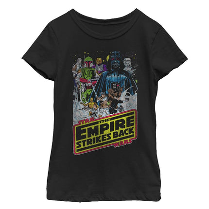 STAR WARS Girls' Big, Black//Empires Hoth, M