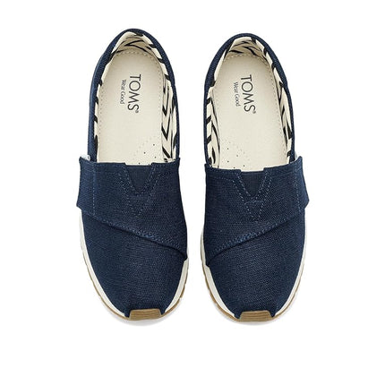 TOMS Toddler Boy's Resident Plus Sneaker, Navy Heritage Canvas, 3 UK