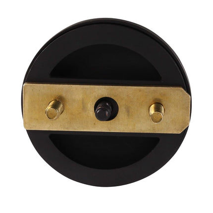 Westbrass 493144H-62 12" & 4" Bath Waste & Overflow Assembly with Tip-Toe Drain Plug and Illusionary Faceplate-SCH. 40 ABS Pipe, 1-Pack, Matte Black