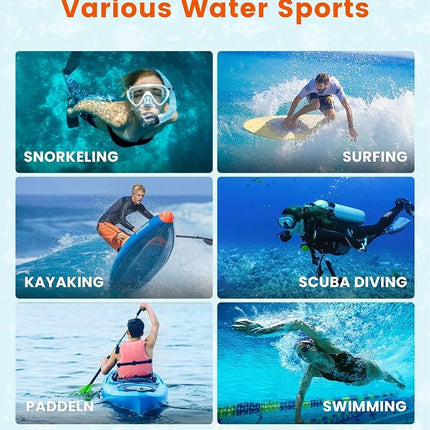 Gogokids Wetsuit Kids, Children 2.5mm Neoprene Thermal Swimsuit with UV 50+ Protection, Full Length One Piece for Ages 2-10 Boys & Girls Swimming, Surfing, Diving, Snorkeling