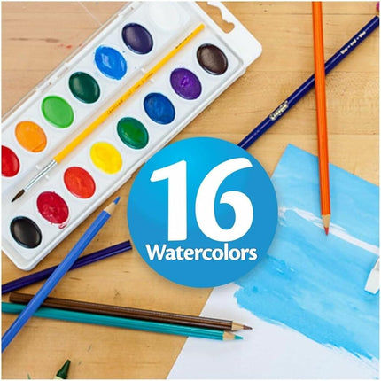 Crayola Watercolor Set: 1 set, 16 colors, Multicolor