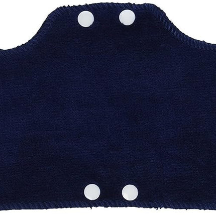 Occunomix 870B20-01 Terry Topper Snap-On Hard Hat Sweatband, One Size, Navy, Pack of 20