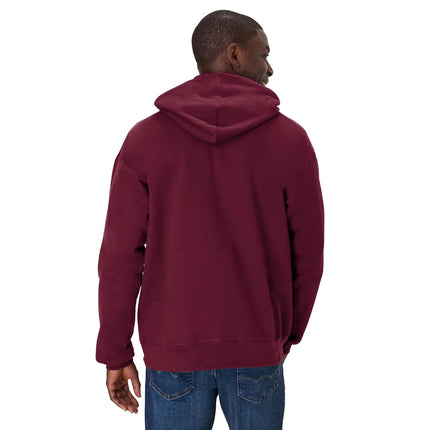 Hanes Men's Ultimate, Heavyweight Fleece Hoodie, Cotton Sweatshirt Hooded, Maroon, L
