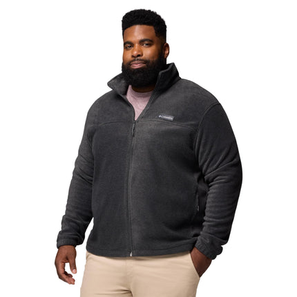 Columbia Men's Steens Mountain Full Zip 2.0 Fleece Jacket, Charcoal Heather, 2X