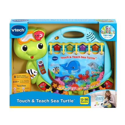 Livre d'apprentissage interactif Tortue de mer Touche et apprends VTech