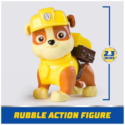 Paw Patrol, Rubble’s Bulldozer Toy Truck with Collectible Action Figure, Sustainably Minded Kids Toys for Boys & Girls Ages 3 and Up