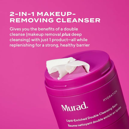 Murad Lipid Enriched Double Cleansing Balm & Makeup Remover, 50ml