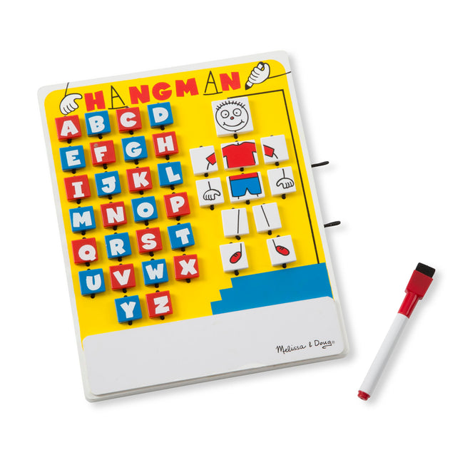 Melissa & Doug Flip-to-Win Hangman Travel Game (Wo