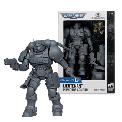McFarlane Warhammer 40,000 Lieutenant in Phobos Armour (Ultramarines) Artist Proof 7in Figure Toys
