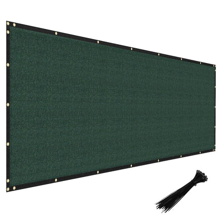 6x50 Green Fence Privacy Screen Taped Windscreen Cover Shade Cloth Mesh Fabric Slats