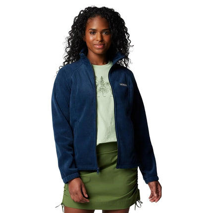 Columbia Women's Benton Springs Full Zip - Petite Fleece Jacket, Columbia Navy, XS Petite UK