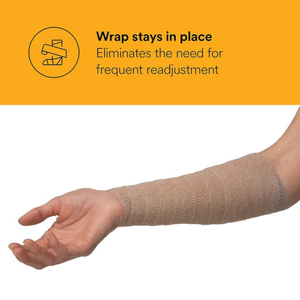 3M Coban Self-Adherent Wrap 1581, 30 Rolls (Pack of 6)