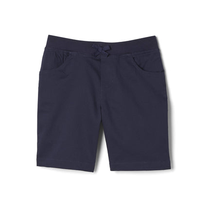 French Toast Girls' Big Pull-On Cotton Twill Short