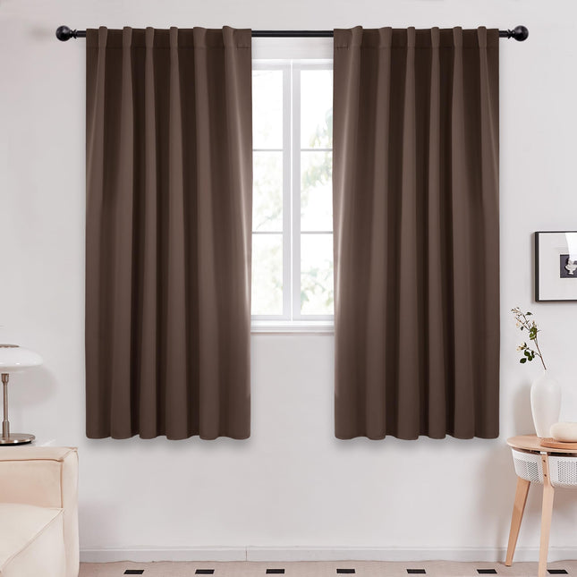 Deconovo Back Tab and Rod Pocket Blackout Curtains