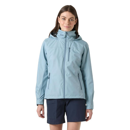 Helly-Hansen womens Crew Hooded Jacket 2.0, 561 Windy Blue, S