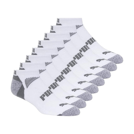 PUMA Men's Low Cut 8 Pack Cool Cell No Show Socks,