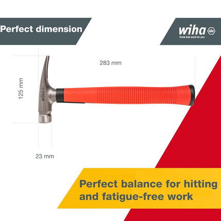 Wiha SB846300E Electrician's, 300 g Hammer Head, Red