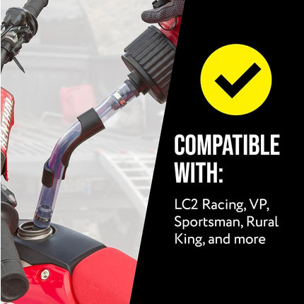MISSION AUTOMOTIVE 2 Pack Hose Bender for Racing Fuel Tanks, Utility Containers, Gas Cans - Heavy Duty - Compatible with VP, Sportsman, Rural King and more. Provides the Ideal Bend for Your Fuel Hose