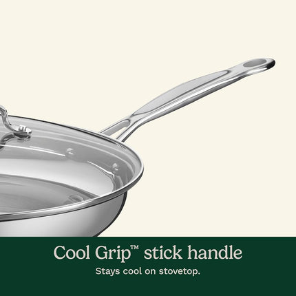 Cuisinart 722-30G Chef's Classic 12-Inch Skillet with Glass Cover