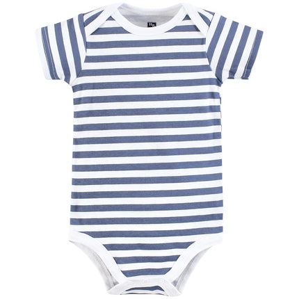 Grenouillères en coton Hudson Baby unisexe pour bébés, Dino Mignon, Nouveau-né