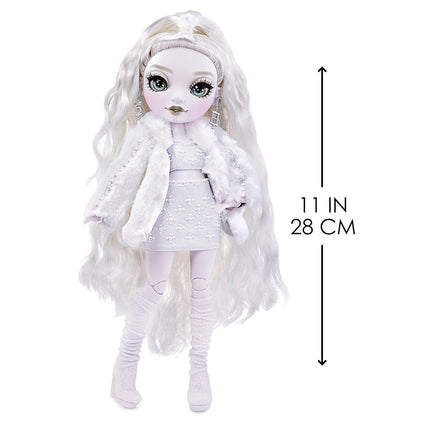 Rainbow High Shadow High Series - Natasha ZIMA - Greyscale Fashion Doll with Wavy White Hair, Two Designer Outfits, & Accessories - Collectable - for Kids Ages 6+