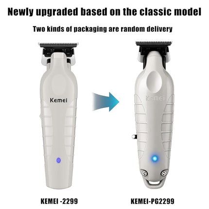 KEMEI PG2299 Professional Cordless Hair and Beard Trimmer, Gray