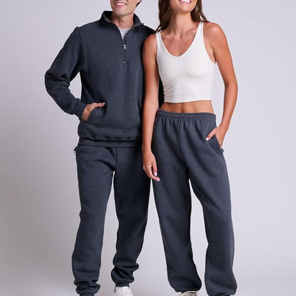 Russell Athletic Men's Dri-Power Closed-Bottom Sweatpants with Pockets, Black Heather, XXX-Large